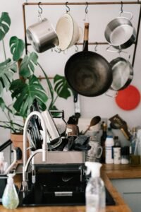 untidy kitchen