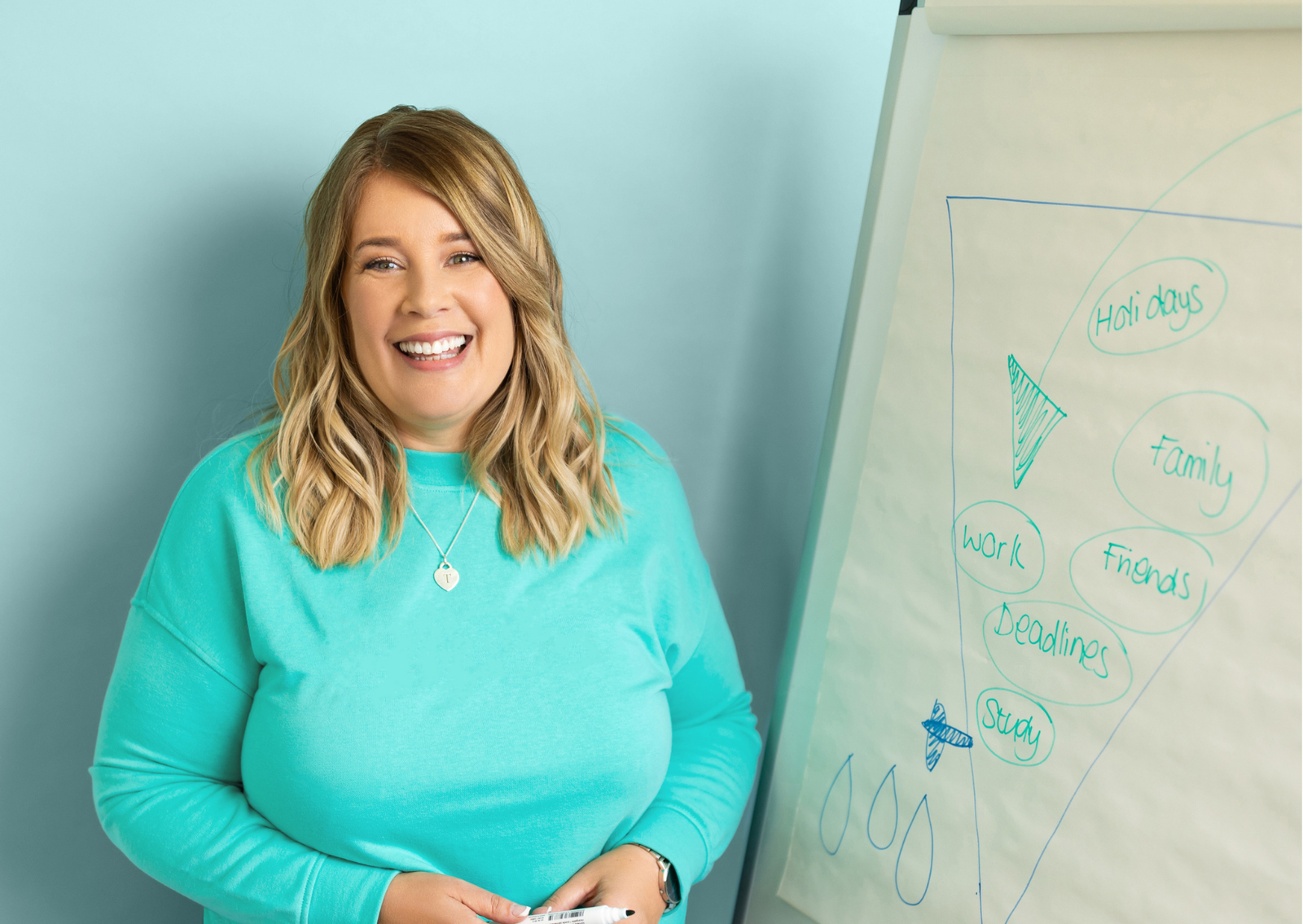 emma at whiteboard innw